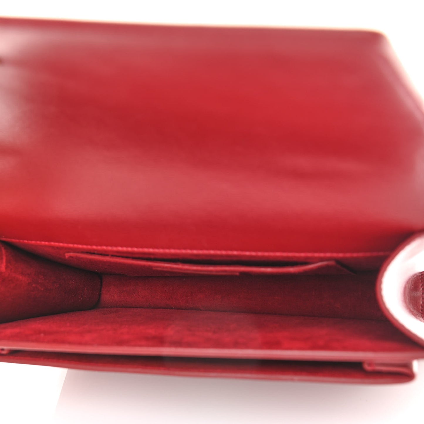 Smooth Calfskin Medium Monogram Sunset Satchel Rouge Opyum