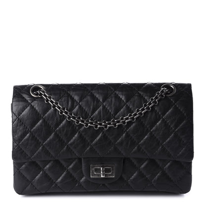 Chanel Aged Calfskin Quilted 2.55 Reissue 225 Flap Black 1 of 11