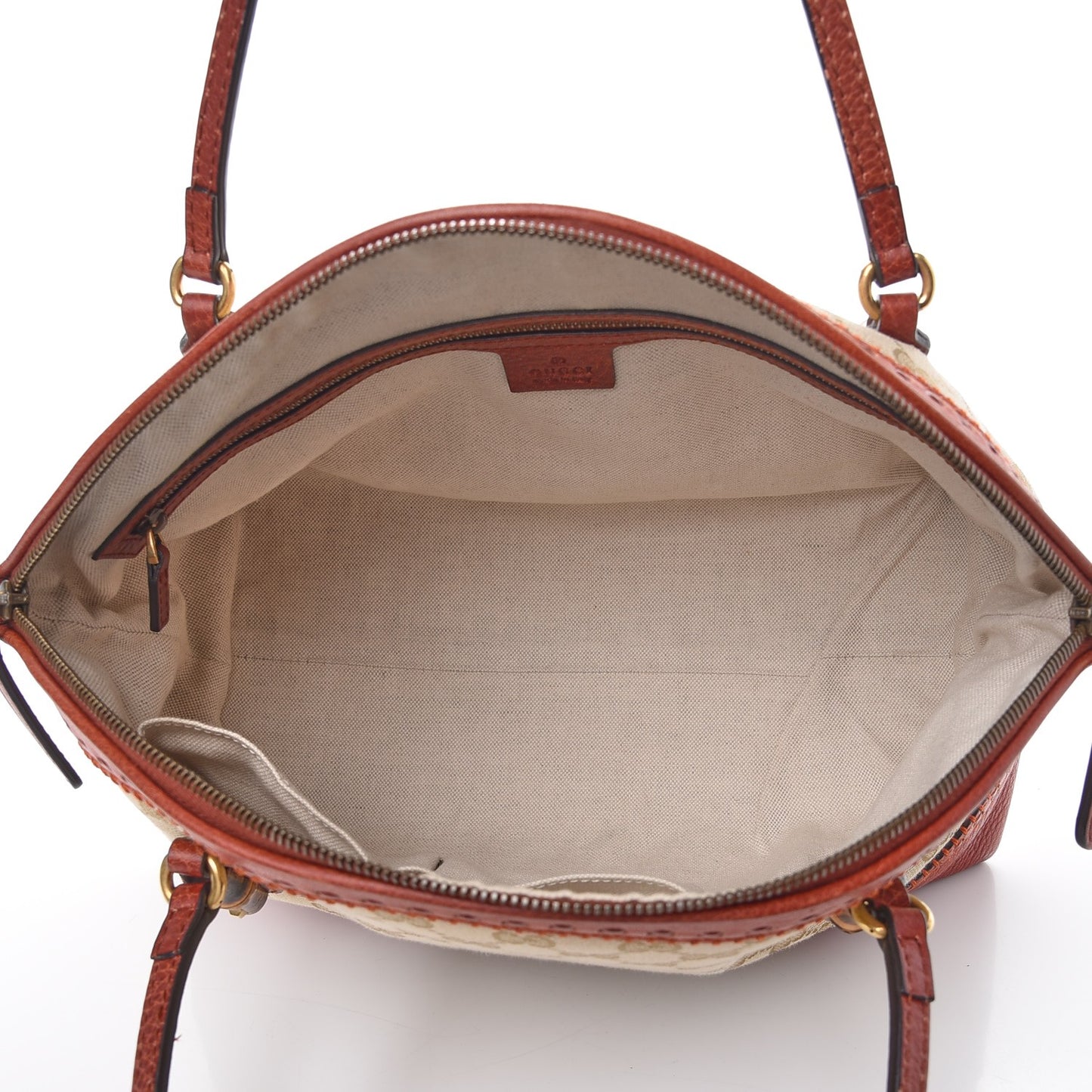 Monogram Laidback Crafty Dome Satchel Orange