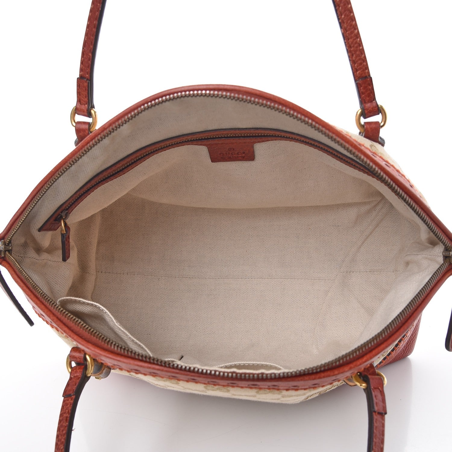 Gucci Monogram Laidback Crafty Dome Satchel Orange 4 of 9