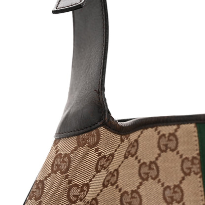Gucci Monogram Web Jackie O Hobo Dark Brown 14 of 16