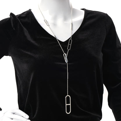 Hermes Sterling Silver Ever Chaine d'Ancre Long Lariat Necklace 2 of 6