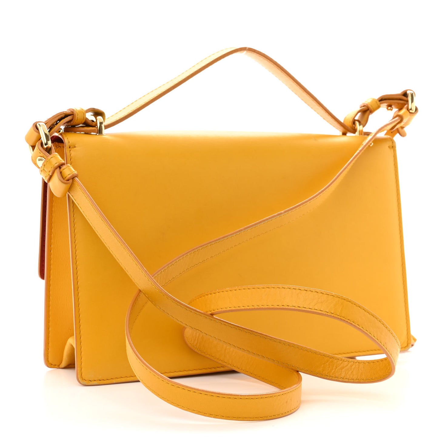 Calfskin Medium Aileen Bag Yellow