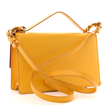 Salvatore Ferragamo Calfskin Medium Aileen Bag Yellow 3 of 11