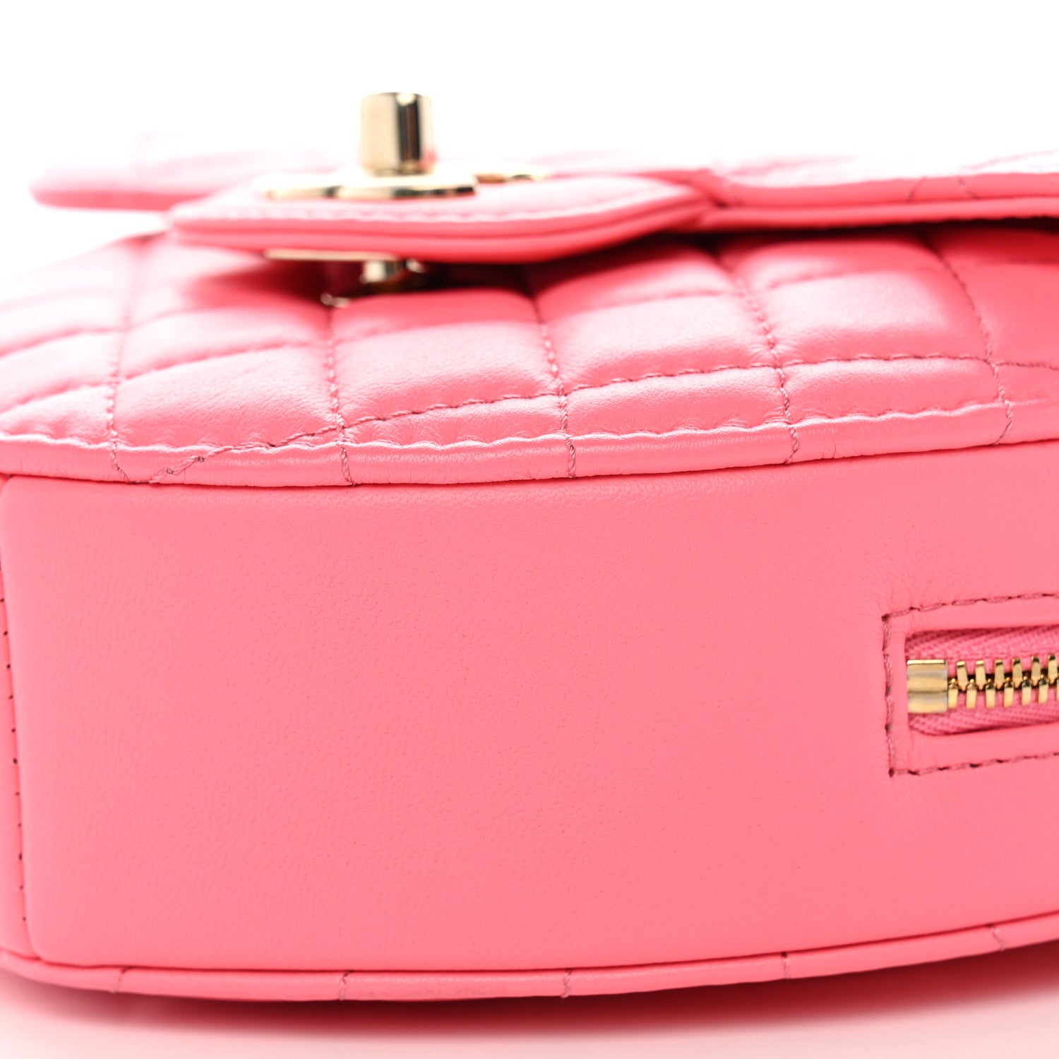 Chanel Lambskin Quilted CC In Love Heart Bag Pink 9 of 9