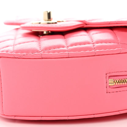 Chanel Lambskin Quilted CC In Love Heart Bag Pink 9 of 9