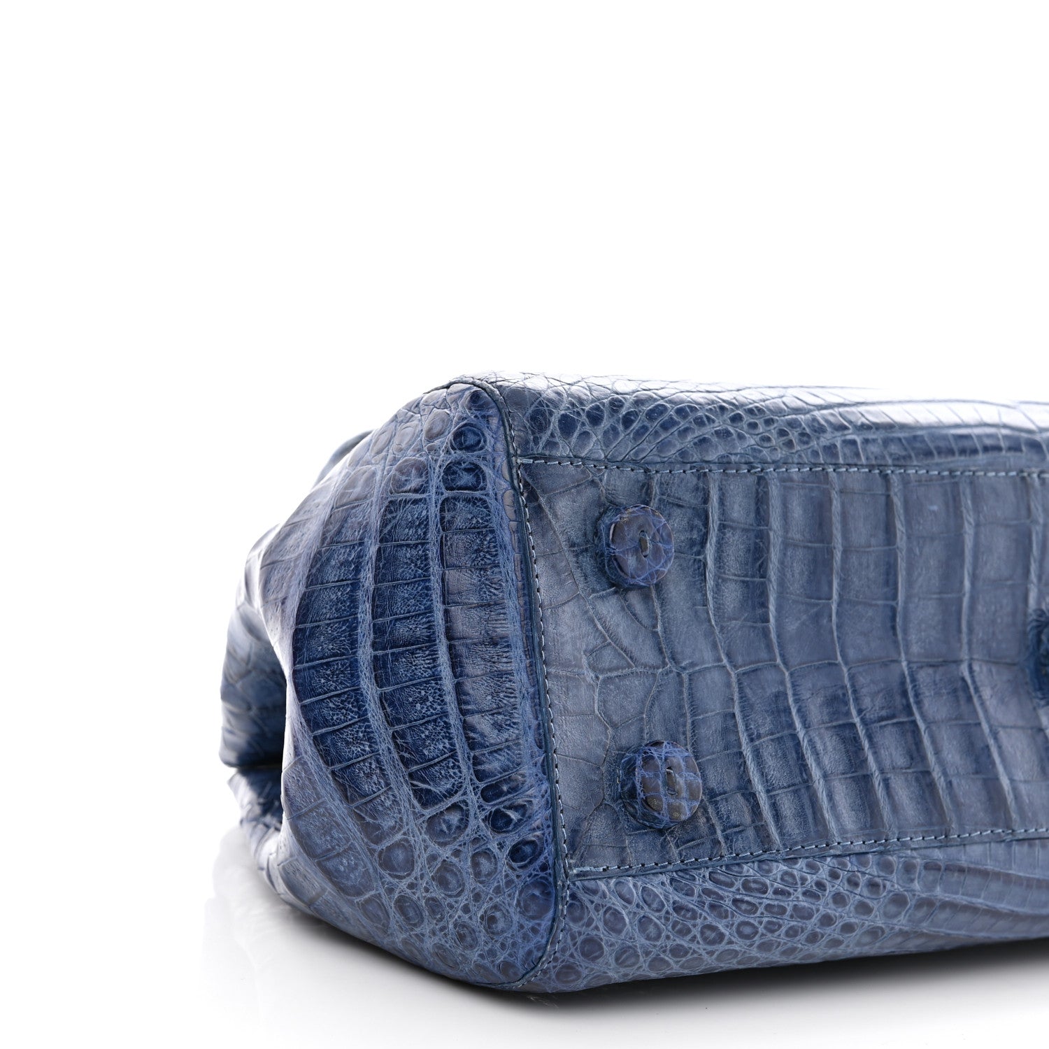 Nancy Gonzalez Crocodile Top Handle Blue 9 of 14