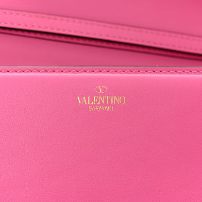 Valentino Garavani Calfskin Vlogo Loco Shoulder Bag Feminine Pink 6 of 10