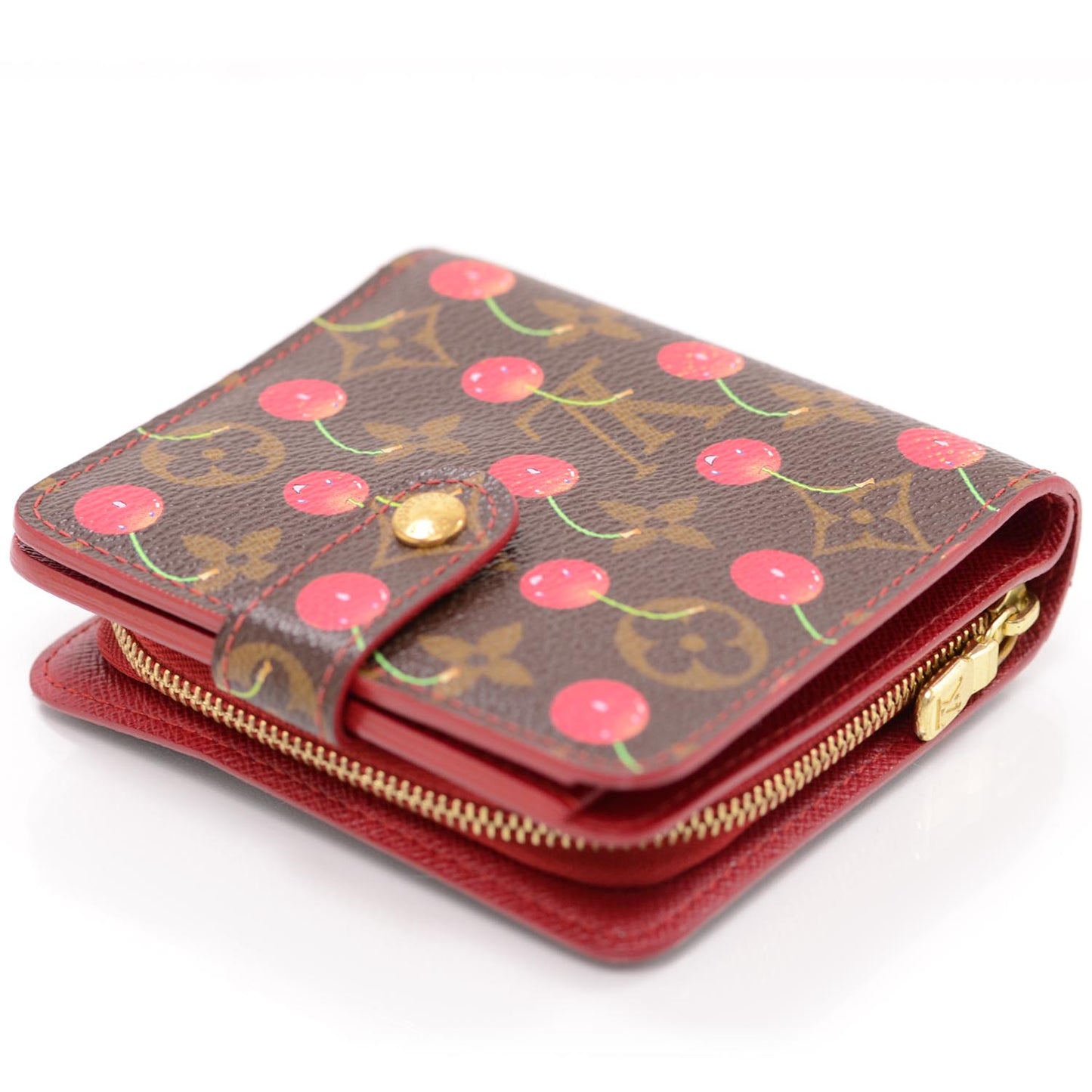 Monogram Cerises Compact Zippe Wallet