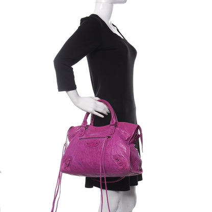 Balenciaga Agneau Classic Hardware City Magenta 2 of 10