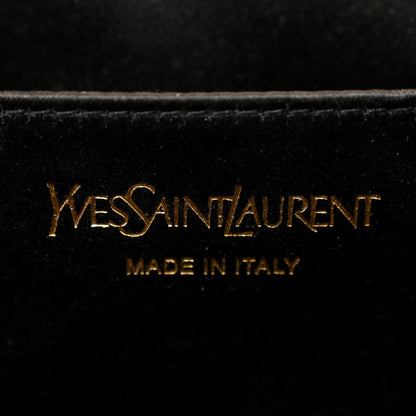 Saint Laurent Metallic Calfskin Monogram Large Belle De Jour Clutch Gold 6 of 10