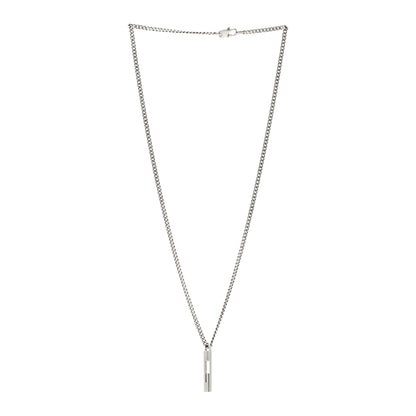 Gucci Darkened Sterling Silver G Bar Pendant Necklace 3 of 5