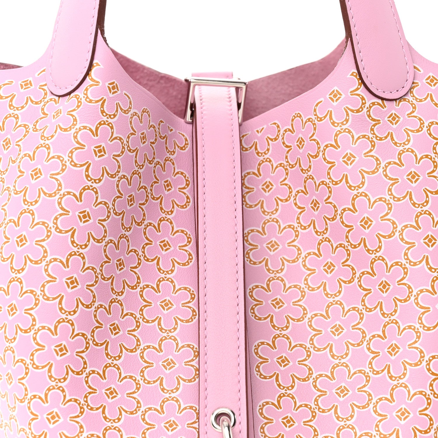Hermes Swift Lucky Daisy Picotin Lock 18 PM Mauve Sylvestre 8 of 12