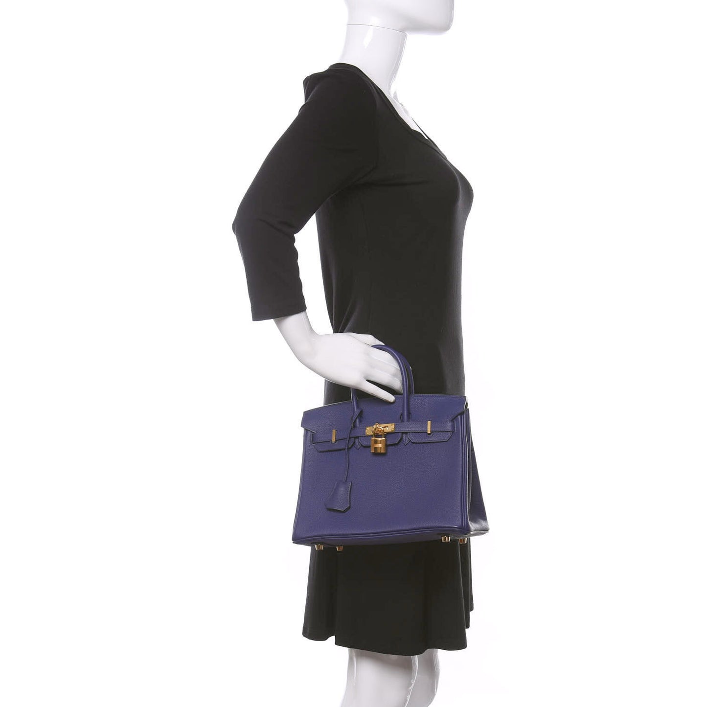 Togo Birkin 25 Bleu Encre