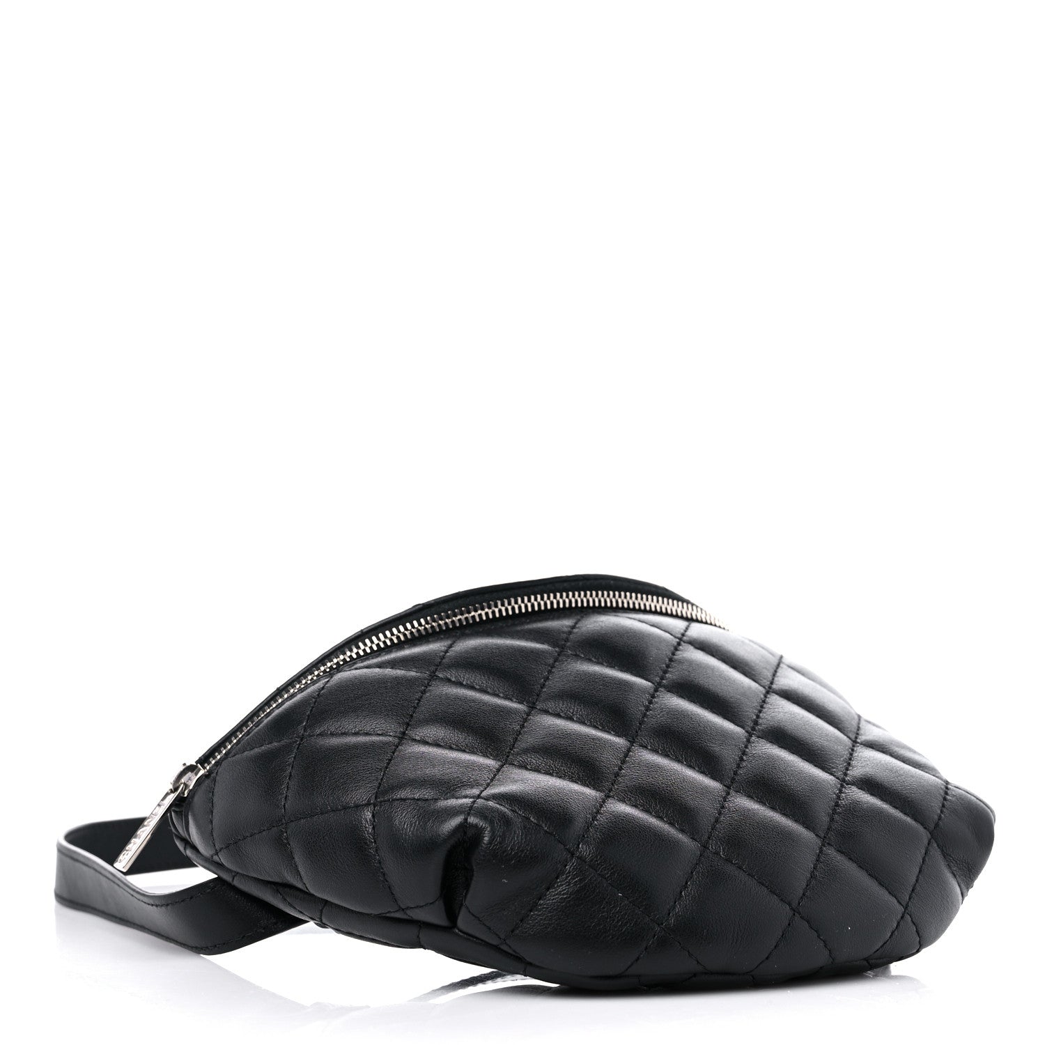 Chanel Calfskin Quilted Waist Belt Bag Black 4 of 10