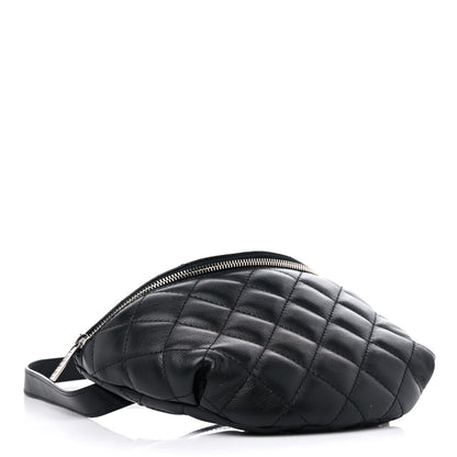 Chanel Calfskin Quilted Waist Belt Bag Black 4 of 10