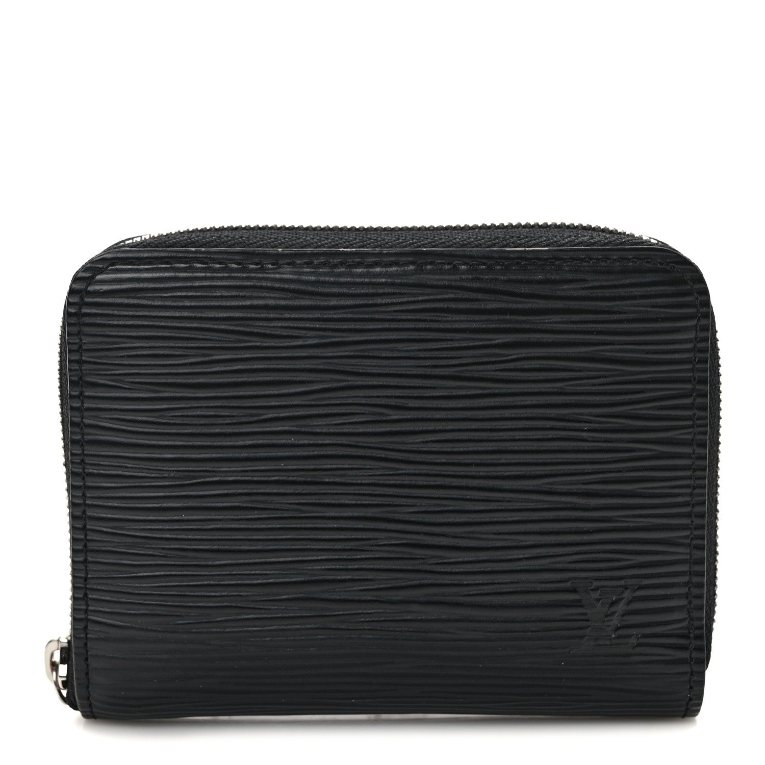 Louis Vuitton LOUIS VUITTON Epi Zippy Coin Purse Black 1 of 7
