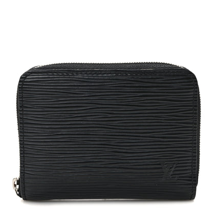 Louis Vuitton LOUIS VUITTON Epi Zippy Coin Purse Black 1 of 7