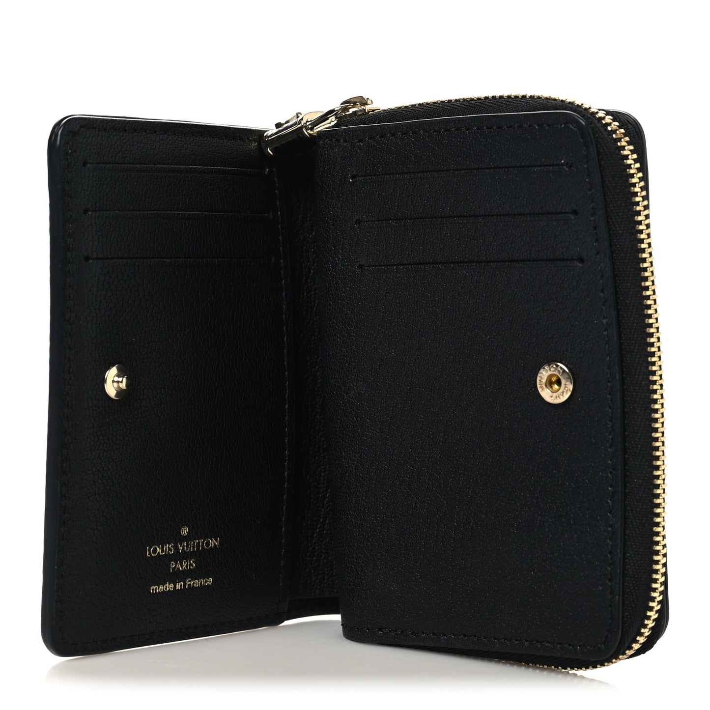 Lizard Monogram Wallet Black
