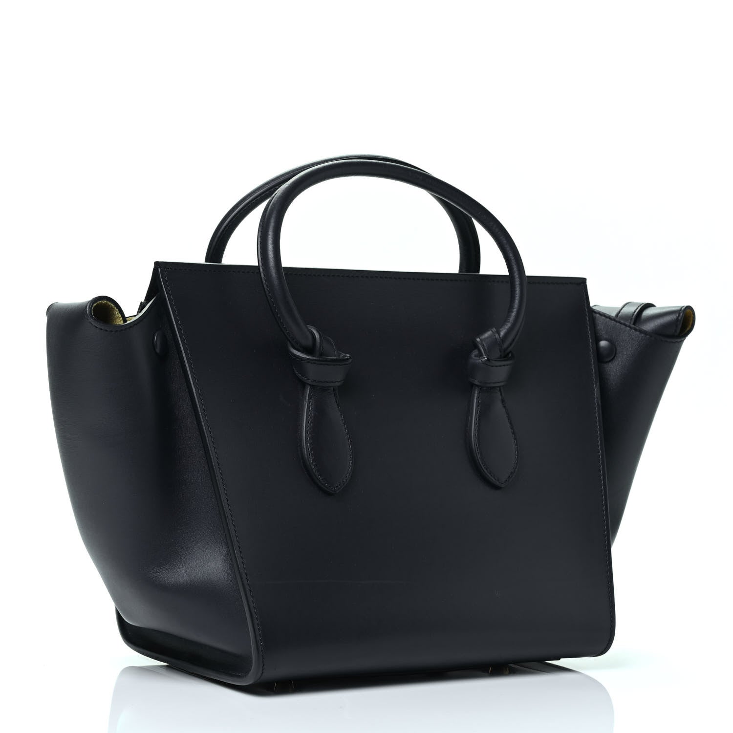 Celine Smooth Calfskin Small Tie Knot Tote Midnight 2 of 4