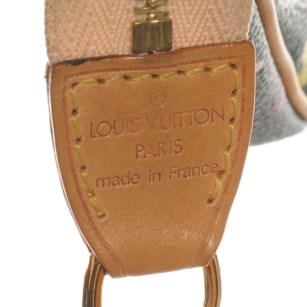 Louis Vuitton Monogram Multicolor Pochette Accessories Black 8 of 8