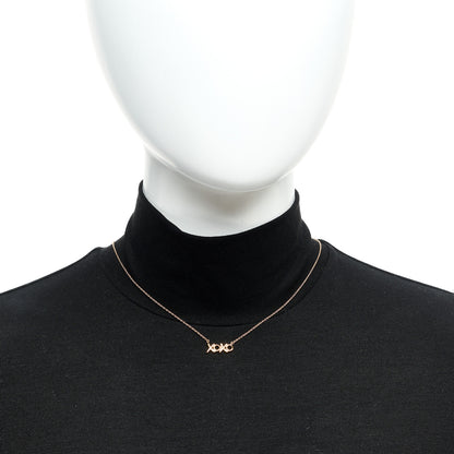 Tiffany 18K Rose Gold Paloma Picasso Small Love and Kisses Pendant Necklace 5 of 5