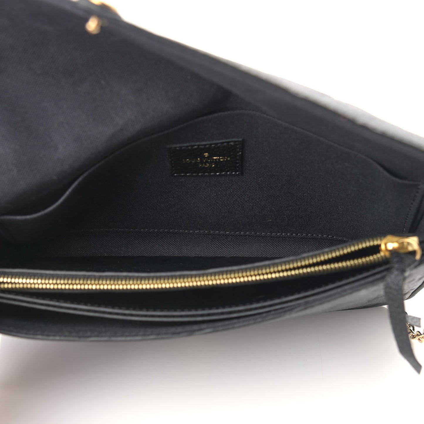 Empreinte Pochette Felicie Chain Wallet Black