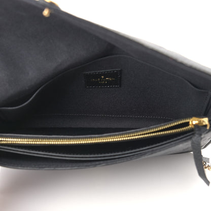 Louis Vuitton Empreinte Pochette Felicie Chain Wallet Black 6 of 13