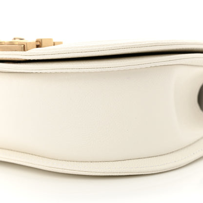 Chanel Caviar Quilted Small Boy Messenger Bag White 10 of 10