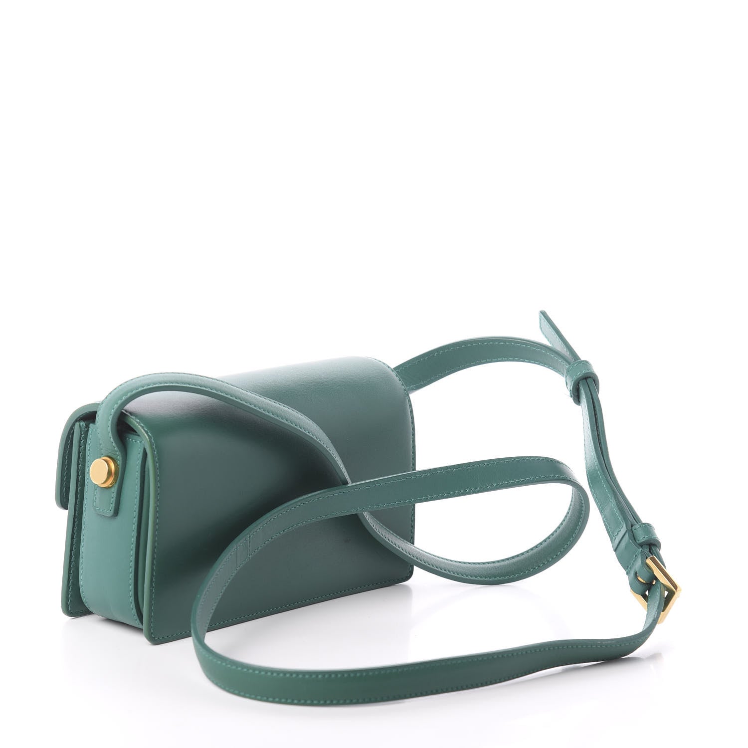 Saint Laurent Calfskin Small Classic Lulu Bag Green 3 of 8