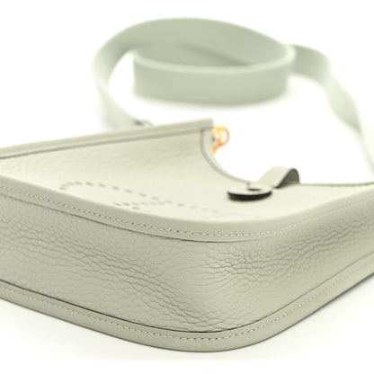 Hermes Taurillon Clemence Amazone Evelyne TPM Gris Neve 10 of 10