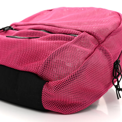 Saint Laurent Nylon Mesh Backpack Fuchsia 10 of 11