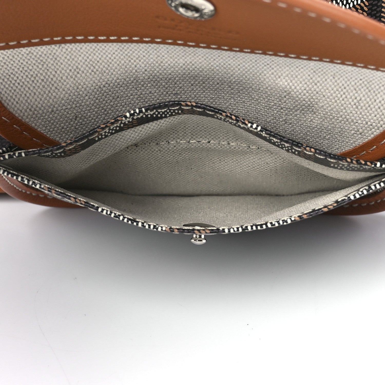 Goyard Goyardine Reversible Mini Anjou Black Gold 7 of 13