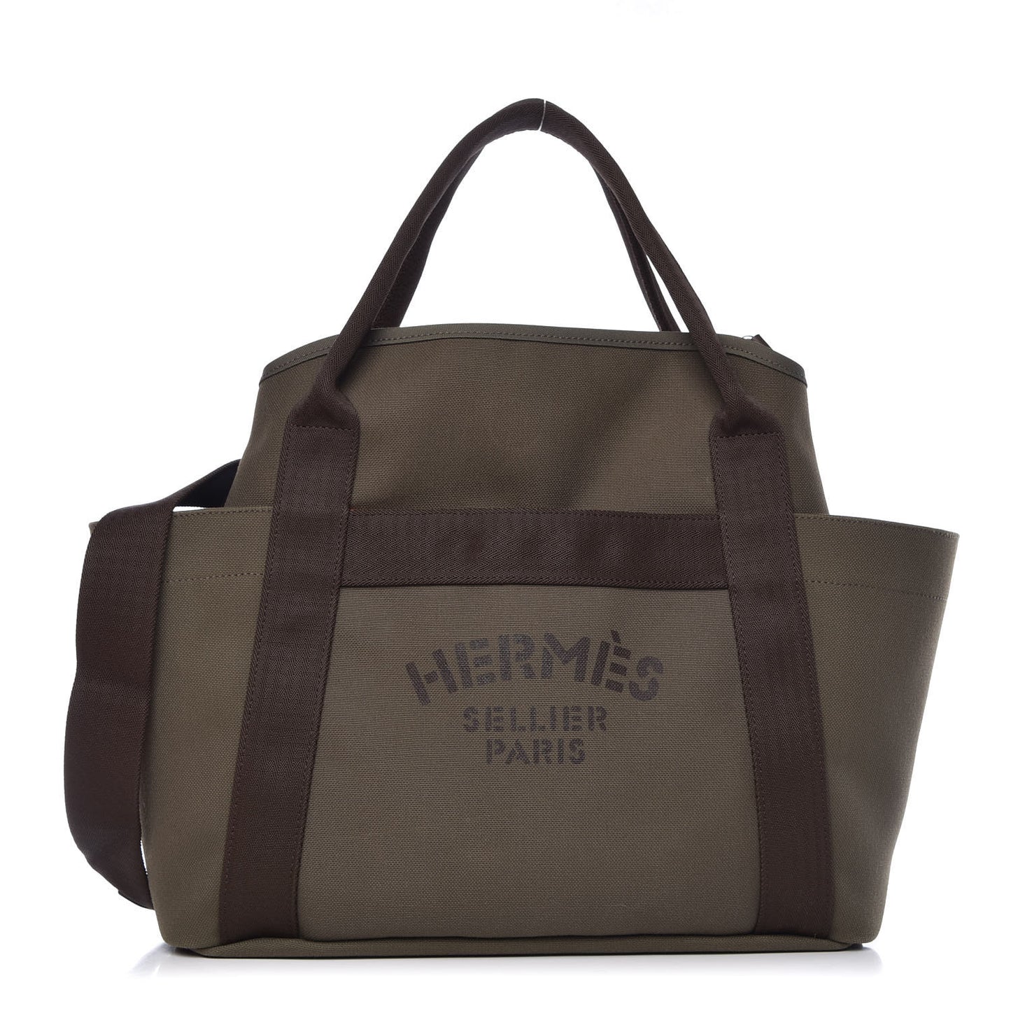 Toile Sac De Pansage Groom Kaki Feu