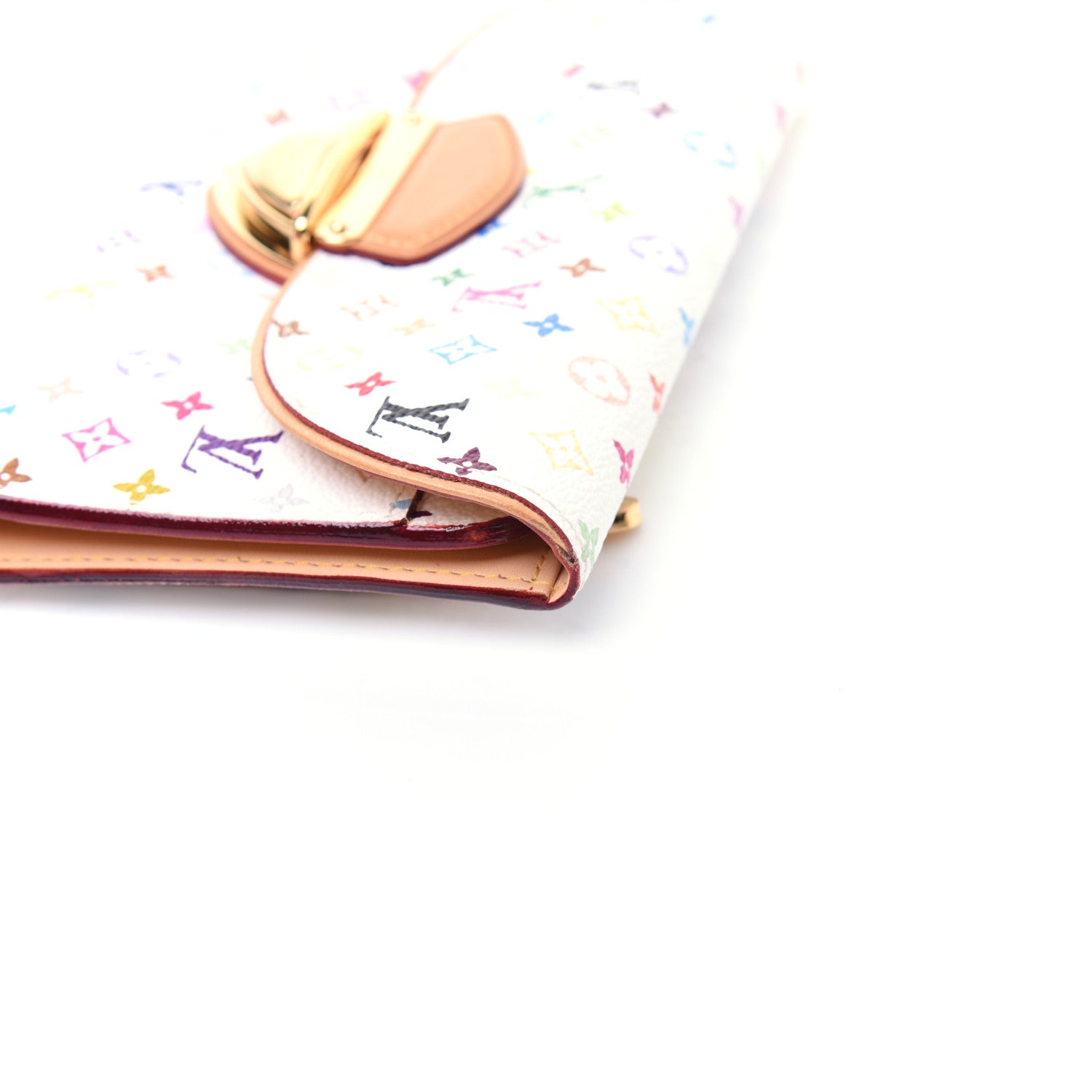 Louis Vuitton Monogram Multicolor Eugenie Wallet White 14 of 15