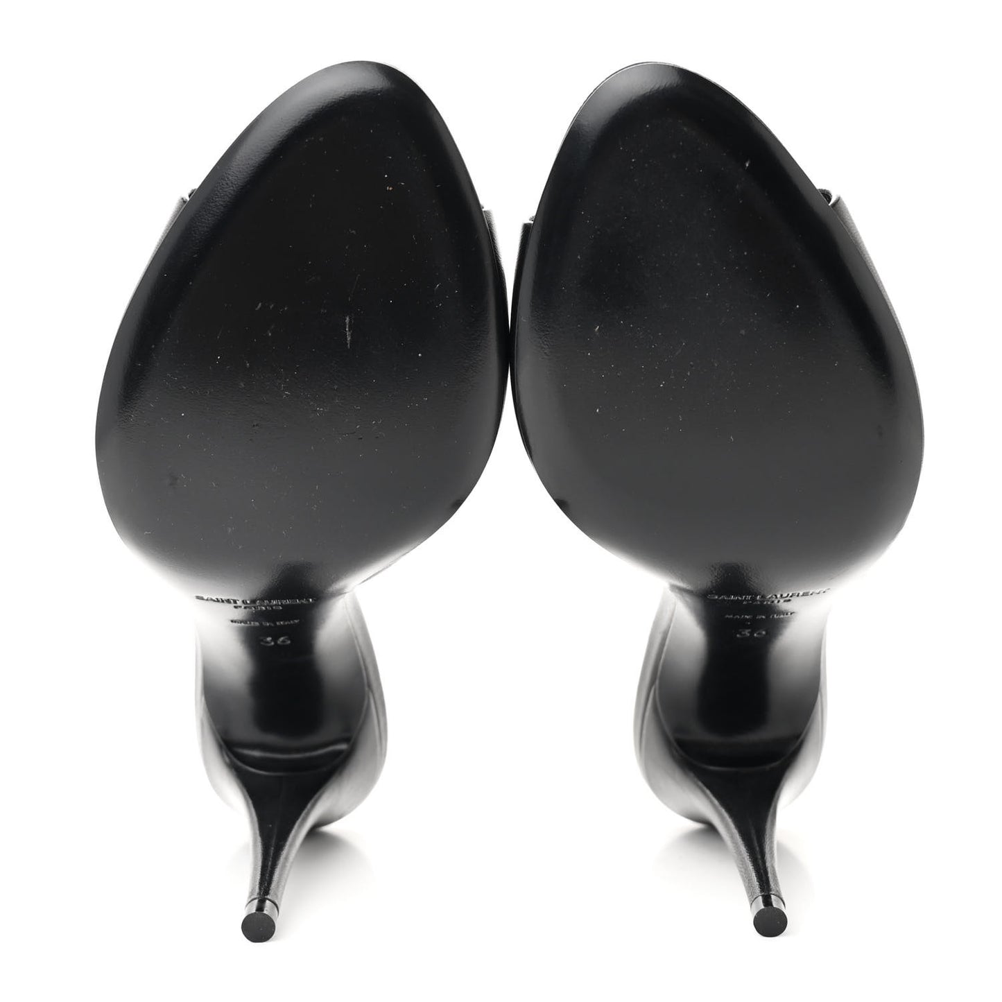 Calfskin New Belfagor Sexy 95mm Mules 36 Black