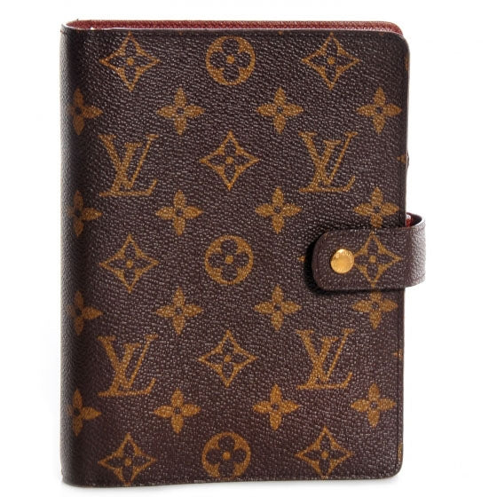 Monogram Medium Ring Agenda Cover