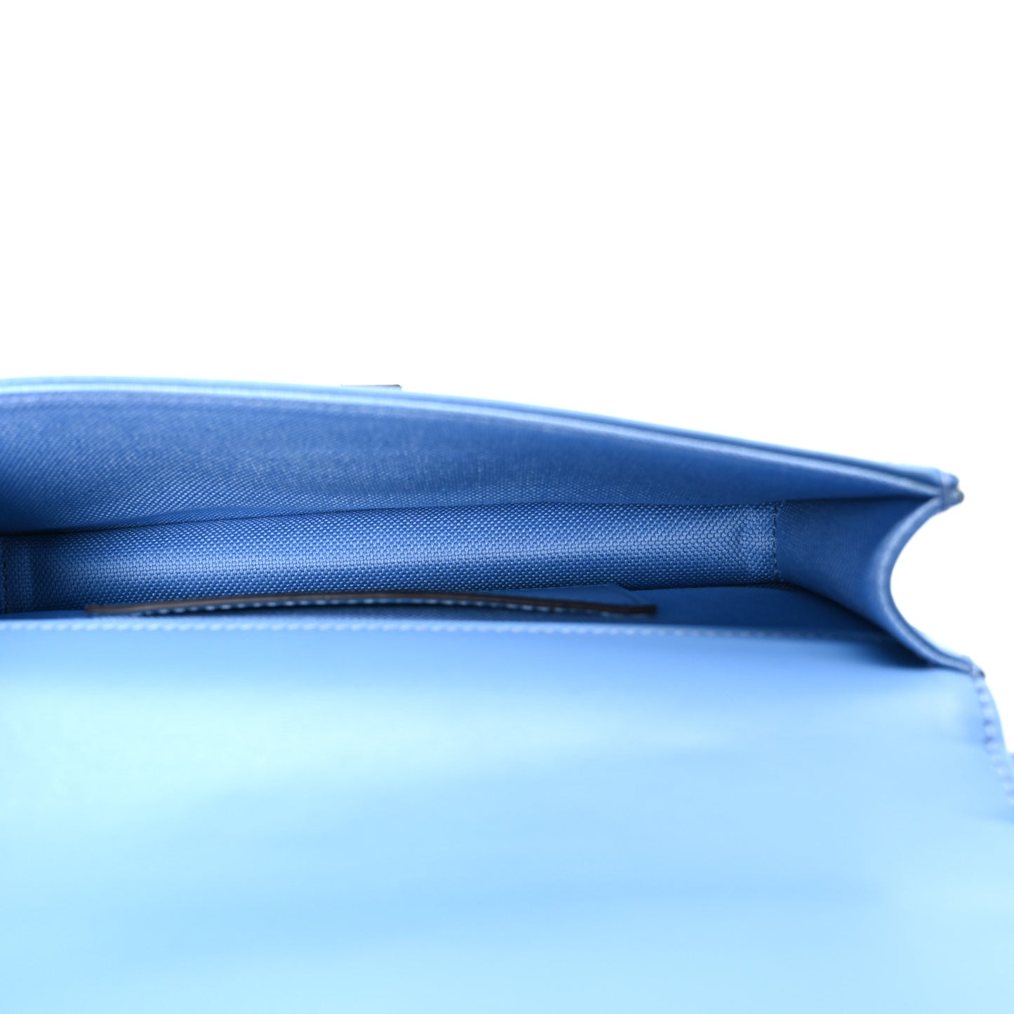 GG Monogram Scratch Lux Calfskin Mini Luce Shoulder Bag Blue