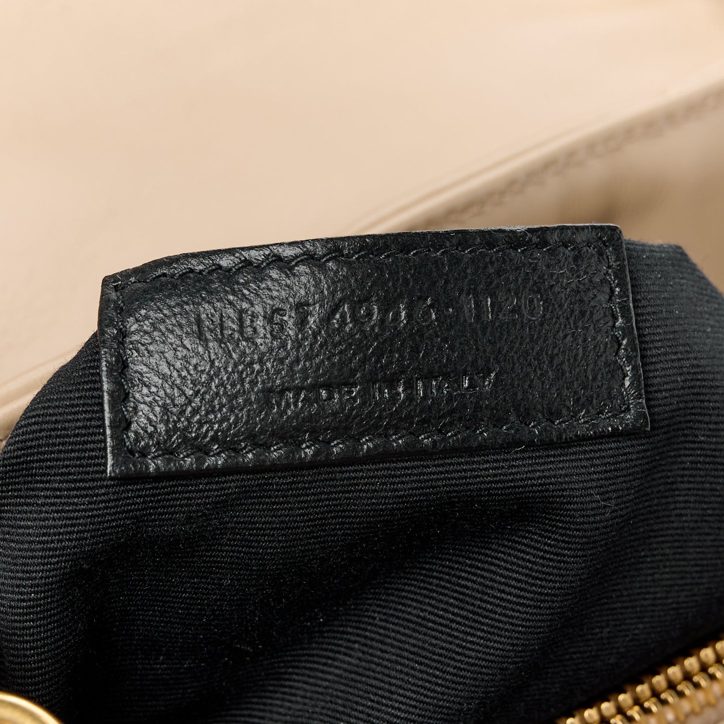 Calfskin Y Quilted Monogram Medium Loulou Chain Satchel Dark Beige