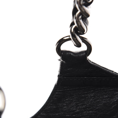 Chanel Glazed Goatskin Double Contrast Stitch Tote Black 18 of 18