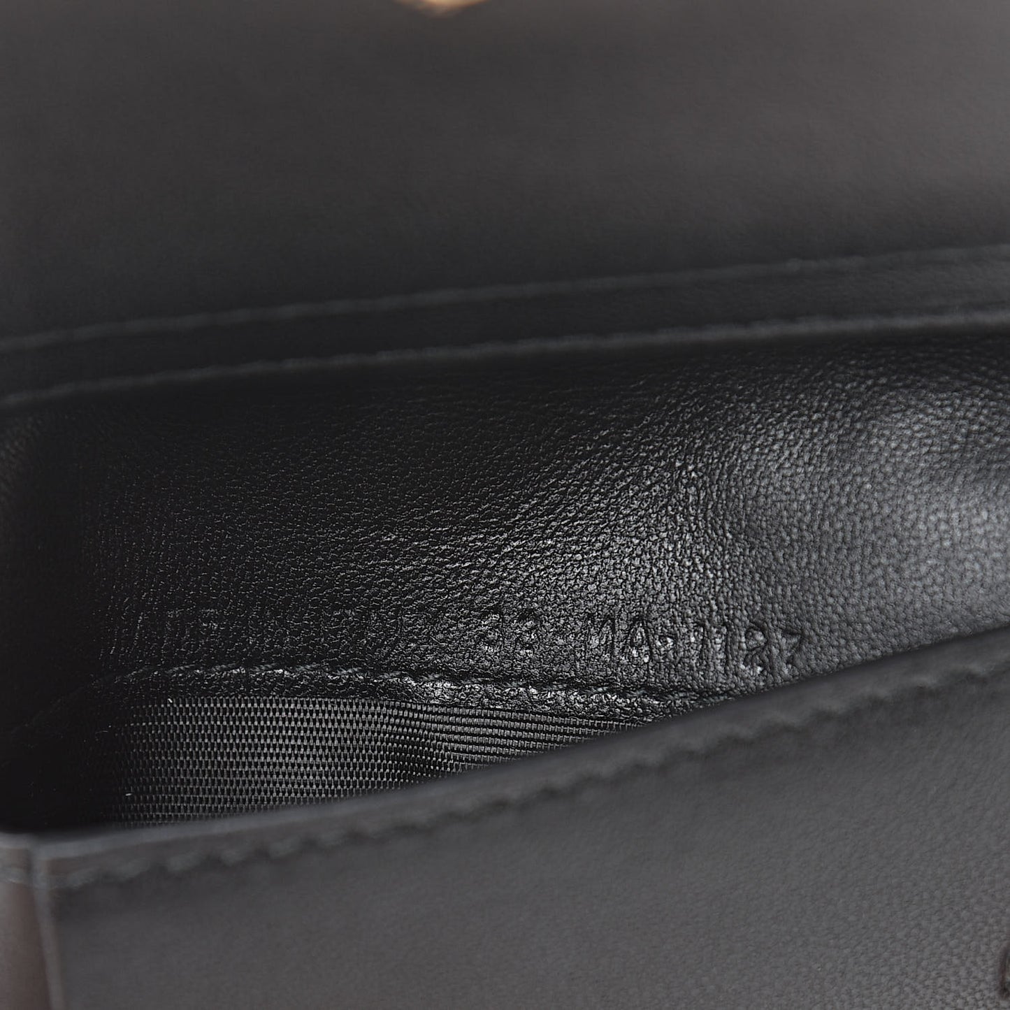 Lambskin Cannage Small Lady Dior Flap Card Holder Black