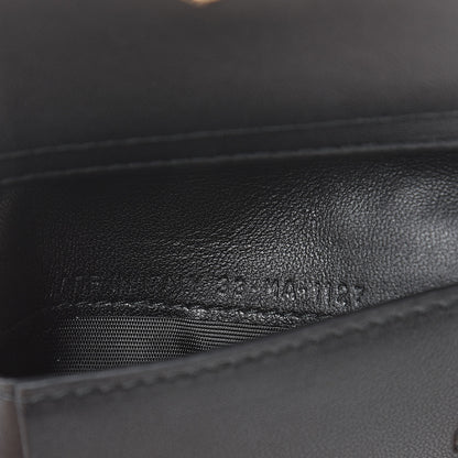 Christian Dior Lambskin Cannage Small Lady Dior Flap Card Holder Black 7 of 8