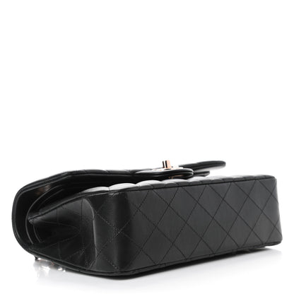 Chanel Lambskin Quilted Small Double Flap Black 3 of 5