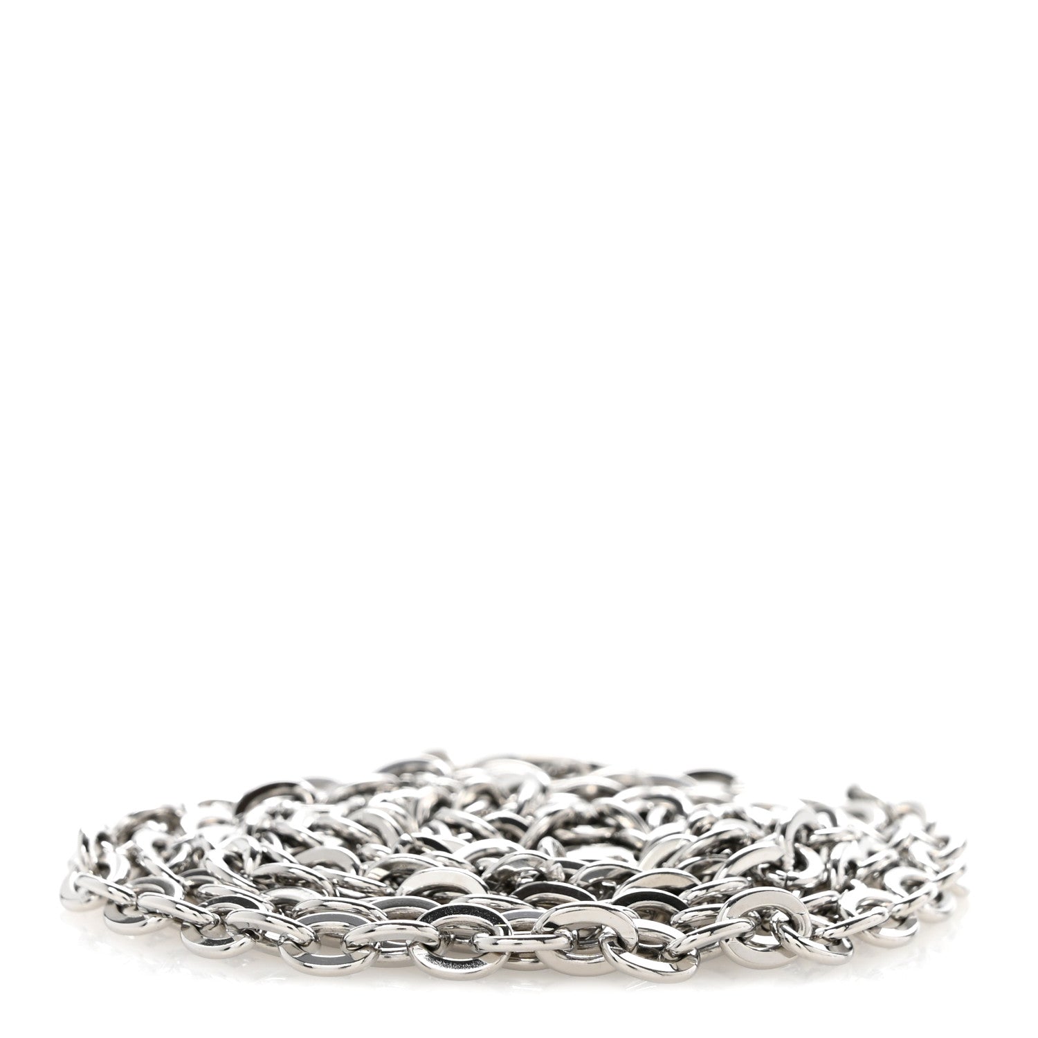 Louis Vuitton Felicie Chain Long Shoulder Strap Silver 2 of 4