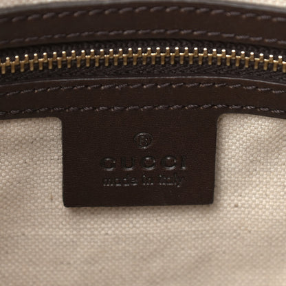 Gucci Monogram Vintage Web Medium Boston Dark Brown 6 of 11