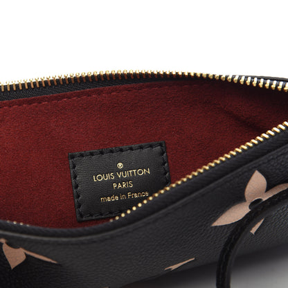 Louis Vuitton Empreinte Monogram Giant Neonoe MM Pochette Black Beige 6 of 6