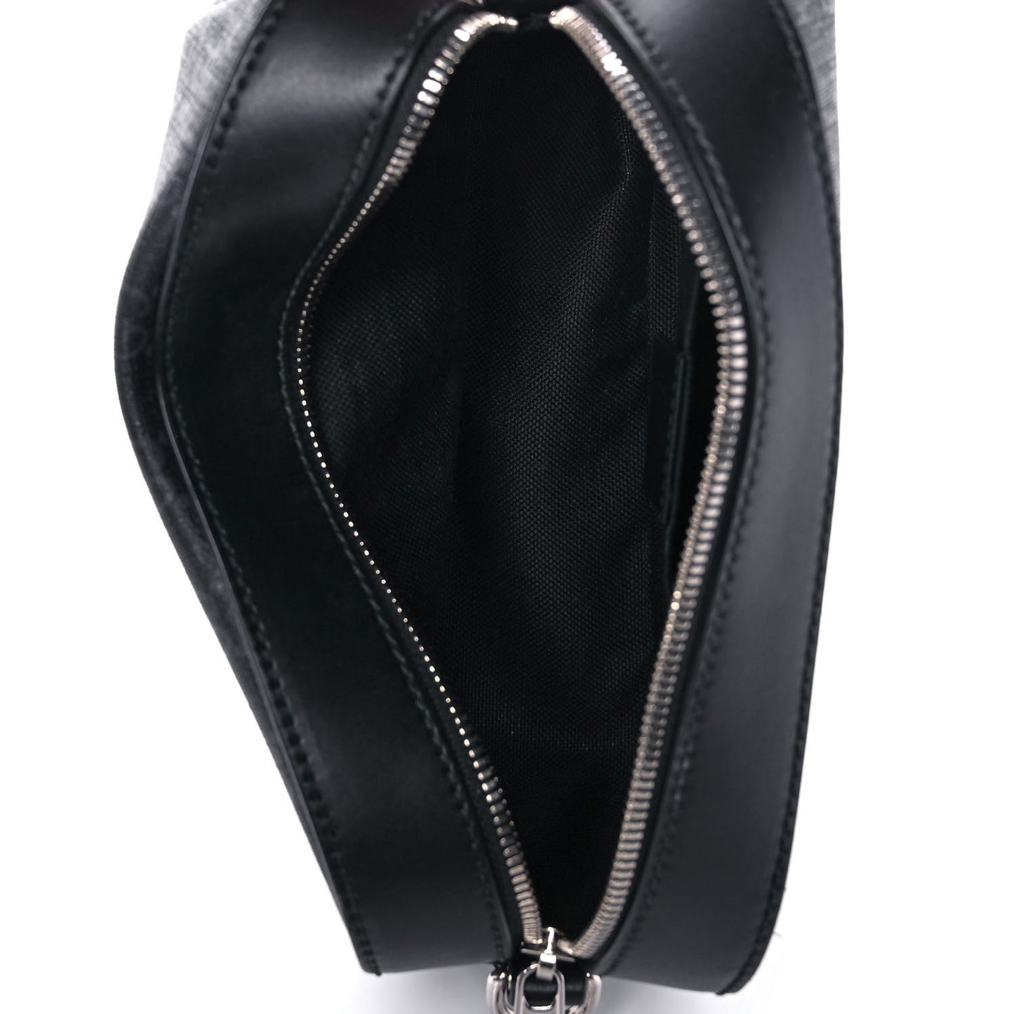 GG Supreme Monogram Web Shoulder Bag Black Grey