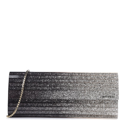 Jimmy Choo Acrylic Glitter Degrade Clutch Black Champagne 1 of 10