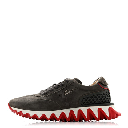 Christian Louboutin Suede Calfskin Mens Loubishark Sneakers 42.5 Ombre 1 of 12