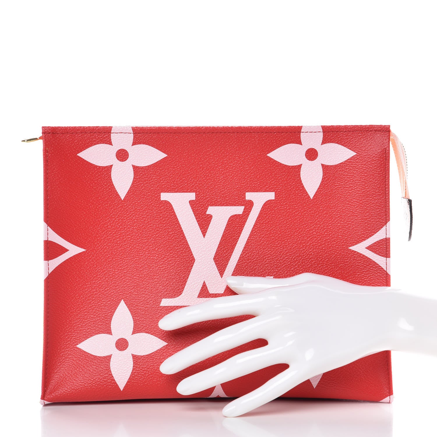 Louis Vuitton Monogram Giant Toiletry Pouch 26 Rouge 2 of 9